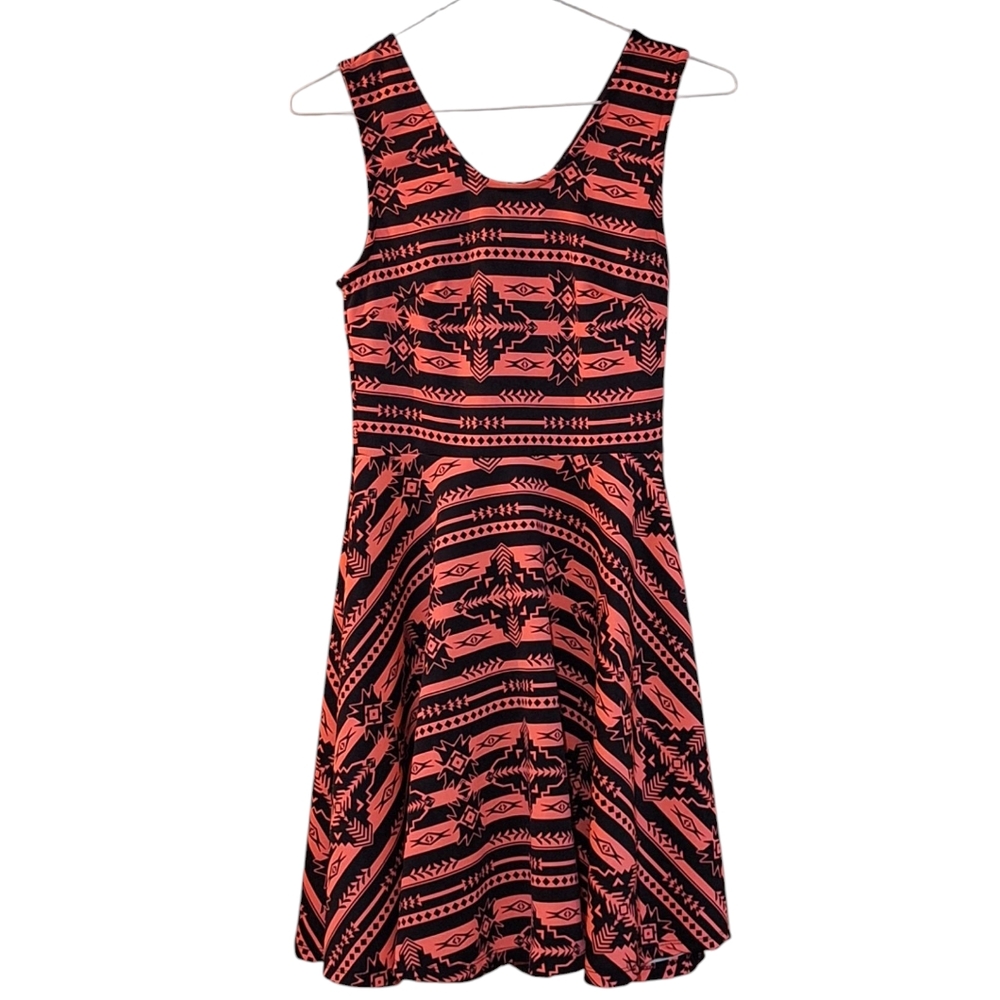 Rue21 Pink and Black Mini Dress